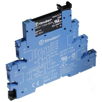 Finder Halfgeleiderrelais 38.81.7.024.8240 2 A Schakelspanning (max.): 240 V/AC 1 stuk(s)