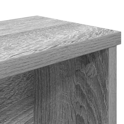 VidaXL Keukenrek stapelbaar 60x15x16cm bewerkt hout grijs sonoma eiken