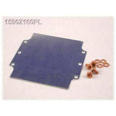 Hammond Electronics 1590Z100PL 1590Z100PL Eindplaat Plaatstaal Natuur 1 stuk(s)
