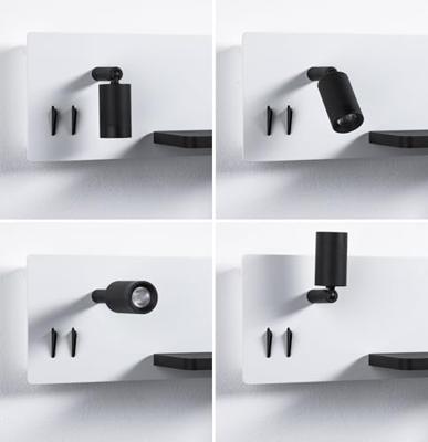 Paulmann Serra 71102 Wandlamp 5.5 W LED Wit (mat), Zwart (mat)