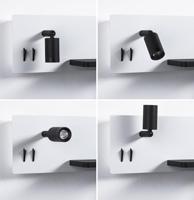 Paulmann Serra 71102 Wandlamp 5.5 W LED Wit (mat), Zwart (mat) - thumbnail