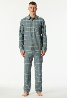 Schiesser Schiesser Heren Pyjama Long mineralgreen 182029 52/L