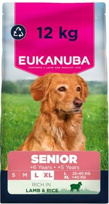 Eukanuba Senior Large met lam en rijst hondenvoer 12 kg Eukanuba Senior Large met lam en rijst hondenvoer 12 kg