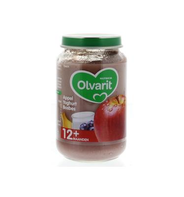Olvarit Appel Zuivel Bosbes 12+ Maanden 200 g bij Jumbo
