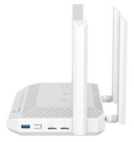 Keenetic Hero 4G+ (KN-2312) draadloze router Gigabit Ethernet Dual-band (2.4 GHz / 5 GHz) Grijs, Wit - thumbnail