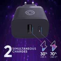 Oniverse AC Adapterkabel 65W USB C Switch 2 Zwart (1,5 meter) - thumbnail