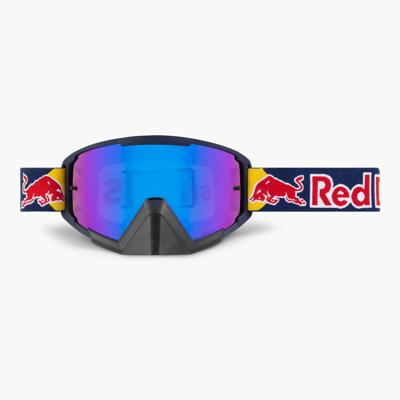 Red bull spect eyewear whip-001 smoke with blue mirror - mx goggle