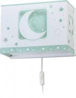 Dalber wandlamp maan junior 31 cm E27 60W groen - thumbnail