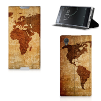 Sony Xperia L1 | Book Cover | Wereldkaart - thumbnail
