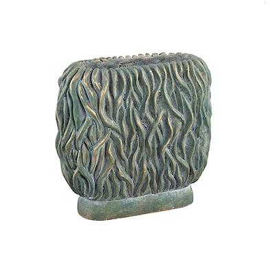 PTMD bloempot brendan groen 30 cm | 2 stuks