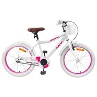 Kinderfiets 20 Inch voor 6-11 jaar oud Wit - thumbnail
