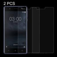 2 stuks Nokia 3 Gehard glazen schermprotector 0.26mm 9H hardheid - thumbnail