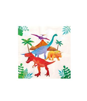 Napkins dino | 6 stuks