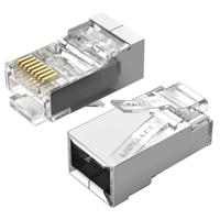 Connector RJ45 Vention IDCR0-100 Zilverkleurig - thumbnail