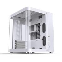 Jonsbo TK-1 2.0 Tempered Glass Micro-tower PC-behuizing Wit - thumbnail