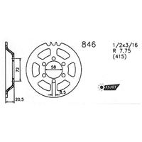 ESJOT achtertandwiel "0846" chain wheel 415 47z steel black - thumbnail