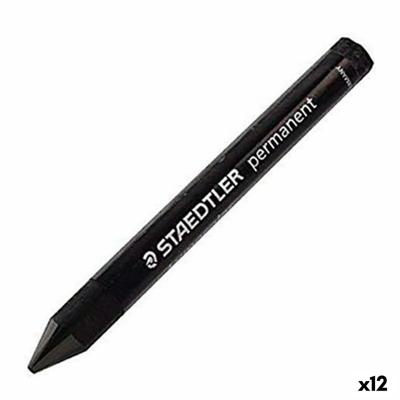 Staedtler Lumocolor 236 omnigraph permanent Markeerkrijt Zwart 12 stuk(s)