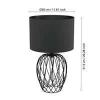 Eglo Draad schemerlampNimlet met antraciete kap - 43653 - thumbnail