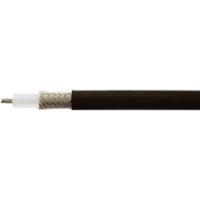 Huber+Suhner 22510015 Coaxkabel Buitendiameter: 4.95 mm RG58 C/U 50 Ω 38 dB Zwart per meter - thumbnail