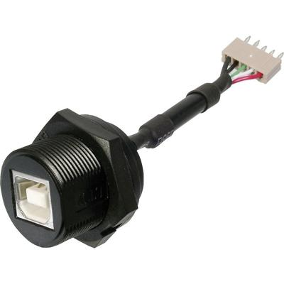 USB-connector 2.0 - IP67 Bus, inbouw USB B-bus op 5-polige stekker. A-USB-BPFS ASSMANN WSW Inhoud: 1 stuk(s)