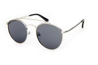 Kost zonnebril dames rond zilver (PZ20 076) - thumbnail