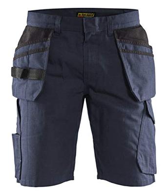 Blåkläder Service short met spijkerzakken 14941330 | Donker marineblauw/Zwart | Maat 56 - 7330509688779 Blåkläder Service short met spijkerzakken 14941330 | Donker marineblauw/Zwart | Maat 56 - 7330509688779
