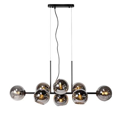 By-Boo Hanglamp 'Stellar' 8-lamps, kleur Zwart