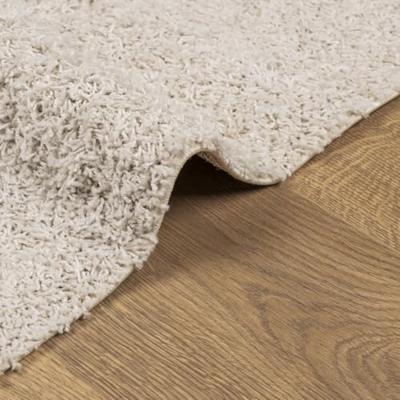 VidaXL Vloerkleed pamplona shaggy hoogpolig modern 60x110 cm crème - thumbnail