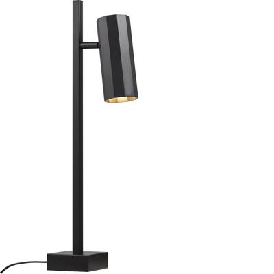 Zwarte verstelbare tafellamp Nordlux Alanis met schakelaar & GU10