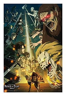 Poster Attack on Titan - Paradis vs Marley 38x52cm Poster Attack on Titan - Paradis vs Marley 38x52cm