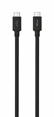 Trust Urban 21595 USB 2.0-C naar C-USB-kabel, 1 m zwart
