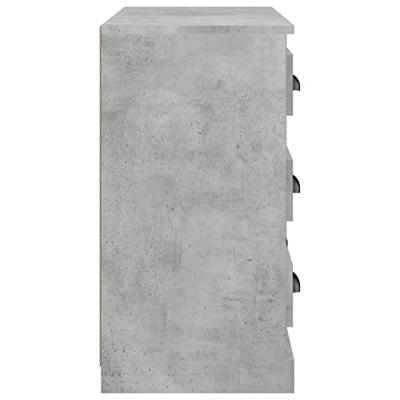 Dressoir 70x35,5x67,5 cm bewerkt hout betongrijs