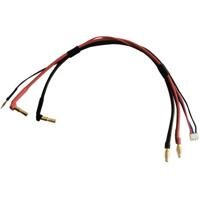 XCeed Laadkabel [2x Vergulde 4mm-contactstekker - 2x Vergulde 4mm-contactstekker, Vergulde 5mm-contactstekker] 0.60 m Zeer flexibel XCD-107265 - thumbnail