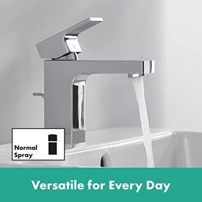 Wastafelmengkraan HansGrohe Vernis Shape Eengreeps 100 Met Trekwaste CoolStart Chroom - thumbnail