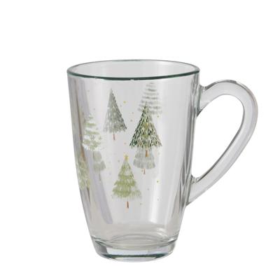Boltze Home mok kerstboom 325ml glas