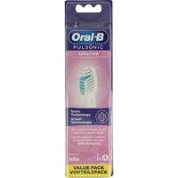 Oral-B Pulsonic Sensitive Opzetborstel voor elektrische tandenborstel 4 stuk(s) Wit - thumbnail