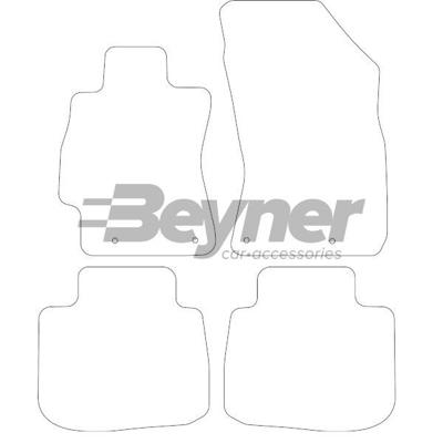 Velours Automatten passend voor Subaru Outback 2015- 4-delig HL1813604