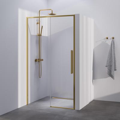 BRAUER Season nisdeur model B met schuifdeur helder glas 120x200 omkeerbaar incl. glascoating Season-Goud BRAUER Season nisdeur model B met schuifdeur helder glas 120x200 omkeerbaar incl. glascoating Season-Goud