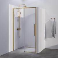 BRAUER Season nisdeur model B met schuifdeur helder glas 120x200 omkeerbaar incl. glascoating Season-Goud - thumbnail