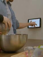 Steun voor mobiele telefoons Mobilis 044003 Blauw Zwart ABS Plastic - thumbnail