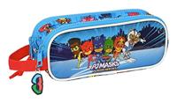 Pennenetui met 2 vakken PJ Masks Blauw 21 x 8 x 6 cm - thumbnail