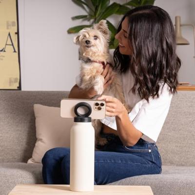 Ringo drinkfles met MagSafe-ring als telefoonhouder 700 ml zwart
