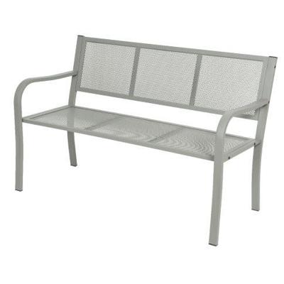 Tuinbank Brest Licht Grijs 127 cm Buitengewoon de Boet - Buitengewoon de boet