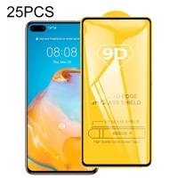 Voor Huawei P40 25 PCS 9D Full Glue Full Screen Tempered Glass Film - thumbnail