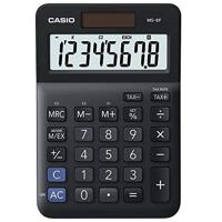 Casio MS-8F Bureaurekenmachine Zwart Aantal displayposities: 8 werkt op batterijen, werkt op zonne-energie (b x h x d) 101 x 148.5 x 27.6 mm - thumbnail