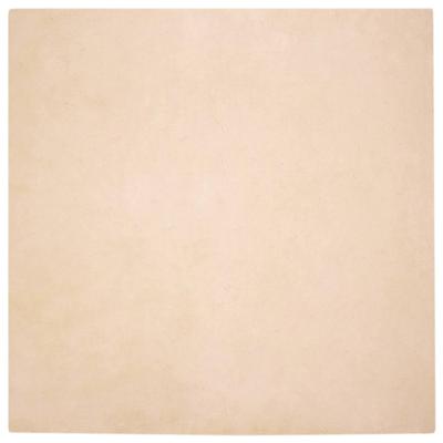 Nep Konijnenbont Tapijt Beige 120 x 120 cm Polyester