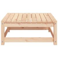 Tuinvoetenbank 70x70x30 cm massief grenenhout - thumbnail