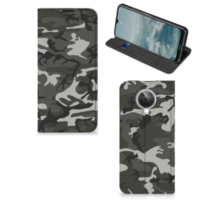 Nokia G10 | G20 | Hoesje met Magneet | Army Light