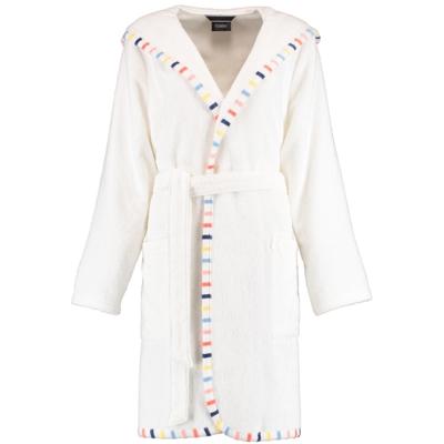 Cawö Cawö Dames Badjas 3345 Weiss-weiss 38