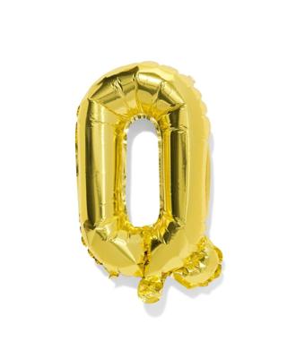 HEMA Folieballon letter Q 30cm goud (goud)